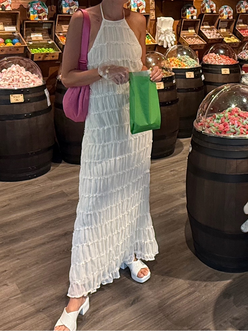 Peppermayo Aullie Maxi Dress in Ivory - Picture 6 of 6
